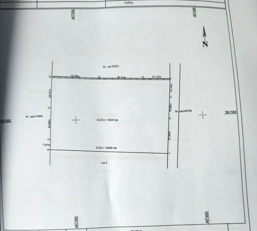 Teren Intravilan - Turda - Aproape de Autostrada