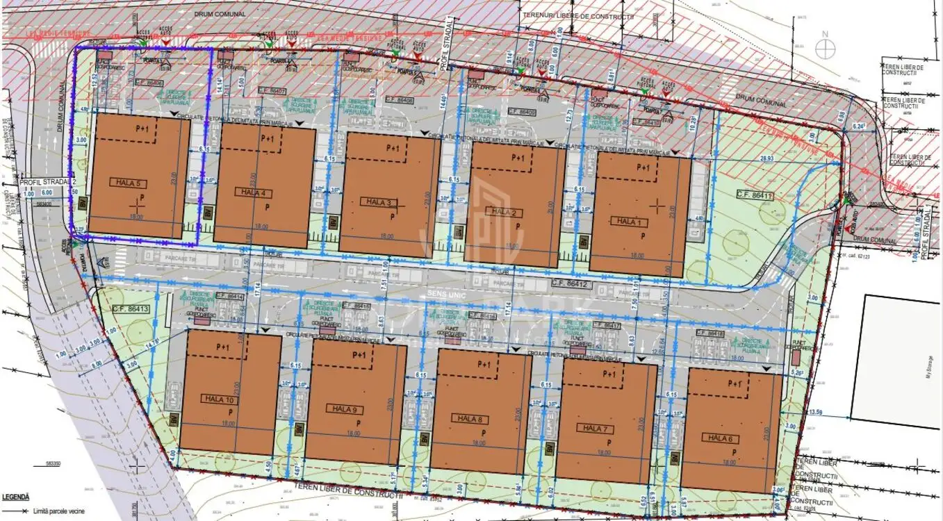 HALA - Floresti/Luna  - Constructie Noua - 10 parcari