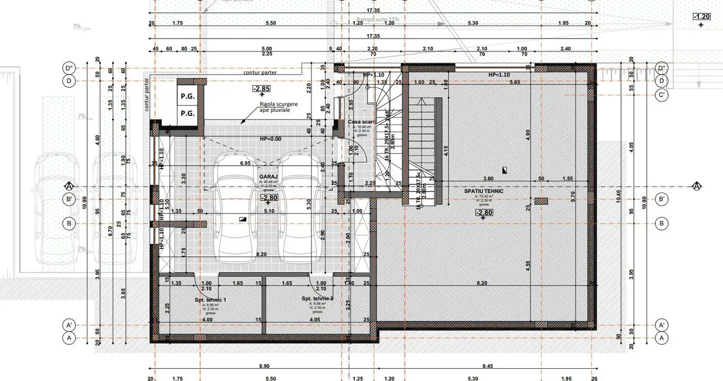 Apartament cu 4 camere, 110mp utili, 2 parcari una subterana, Zorilor