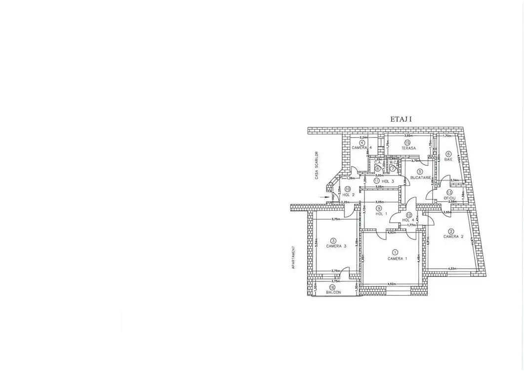 Apartament ultracentral, etaj 1, Eroilor