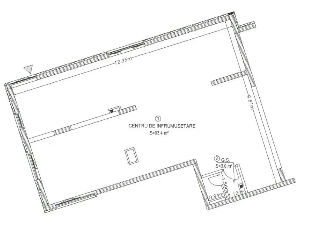 Spatiu comercial finisat, imobil nou, parcare, Buna Ziua