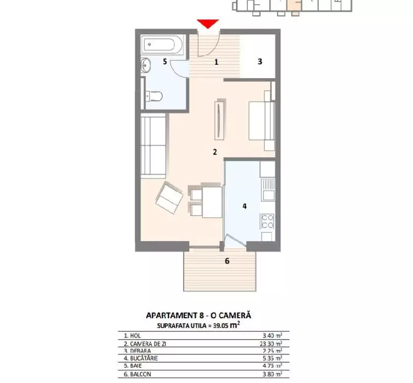 Apartament de 2 camere, bloc nou, cartier Zorilor