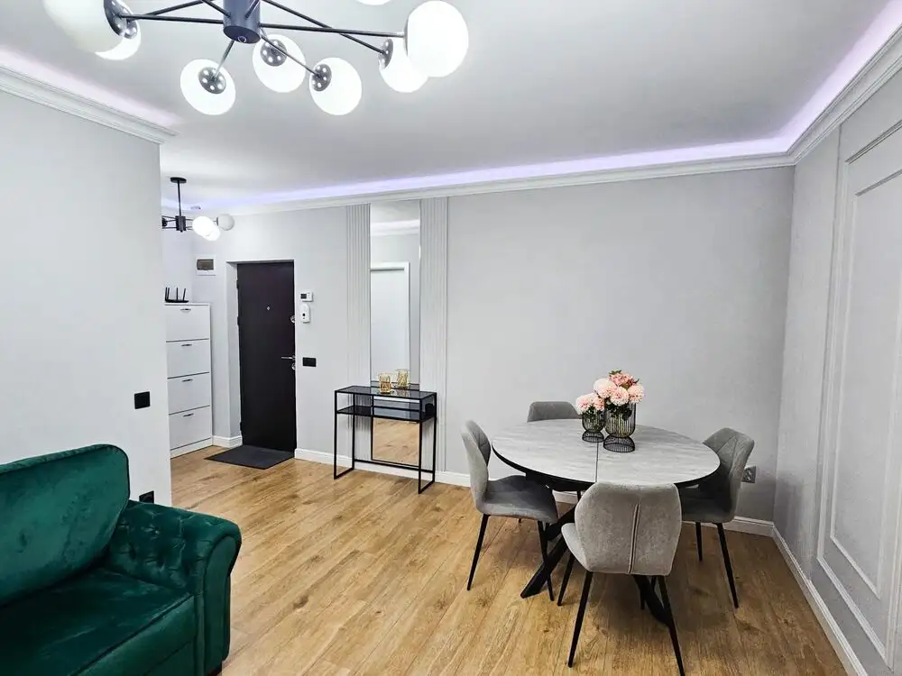 Apartament cu 2 camere, ultrafinisat si mobilat, etaj 4 din 5, Iris