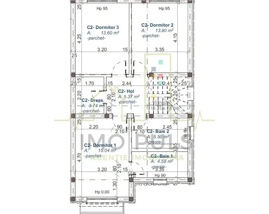 Duplex la cheie. 3 bai. 5 camere. La 4 minute de Timisoara