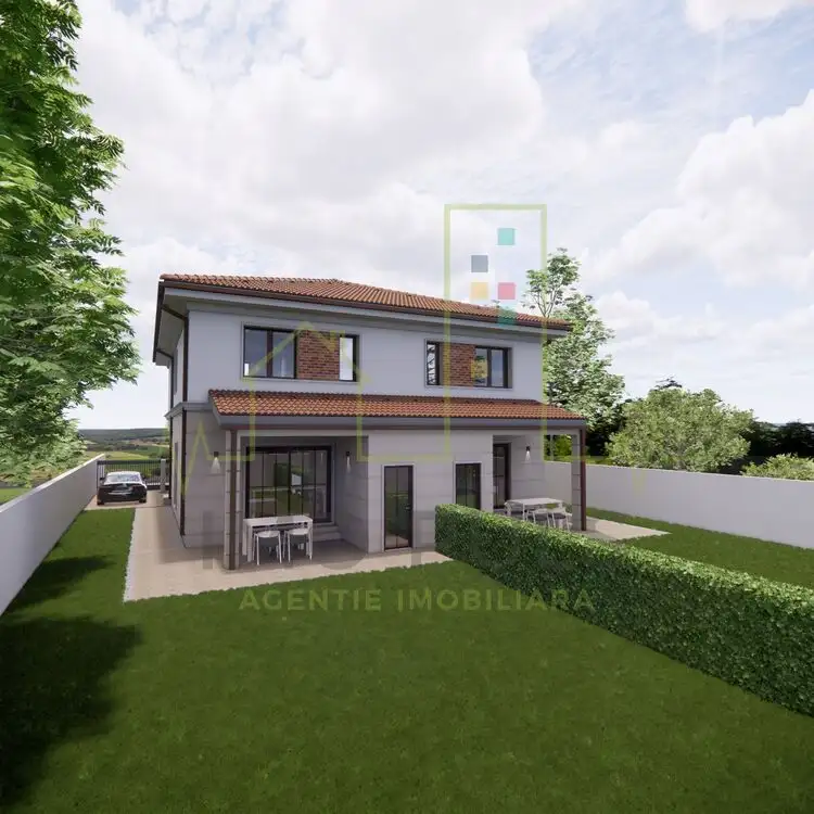 Duplex modern,  5 camere, toate utilitatile