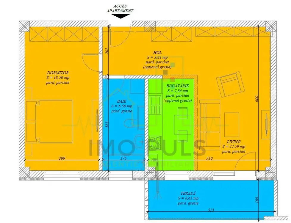 Mehala. Bloc nou 2024. Etaj 1