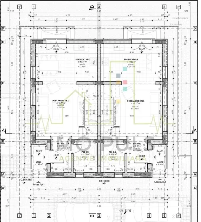 Duplex, 4 camere, toate utilitatile