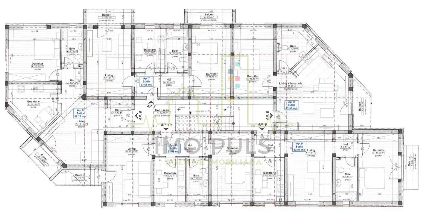 Et. intermediar sau cu spatiu in pod. 2 locuri de parcare incluse