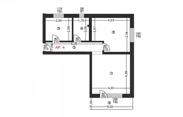 Apartament 2 camere in Trivale | Frasinului 5N