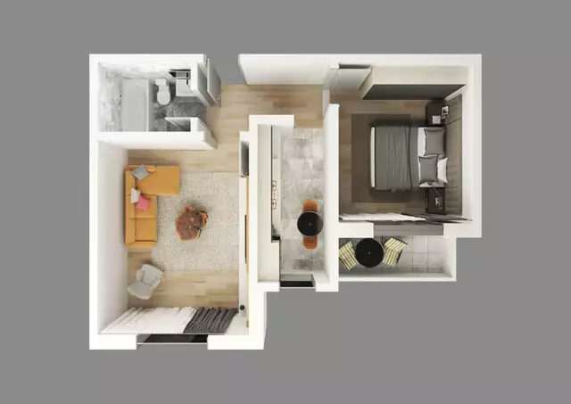 Apartament 2 camere in Trivale City | TC6 X5 | Faza 2