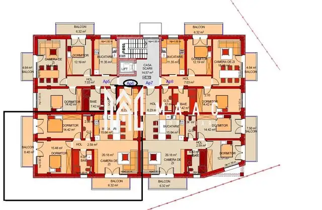 Comision 0 | Apartament 3 camere | Etaj 2 | Lift | Brana