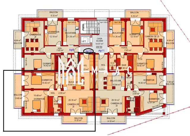 Apartament 3 camere | Etaj 3 | Lift | Parcare | Comision 0