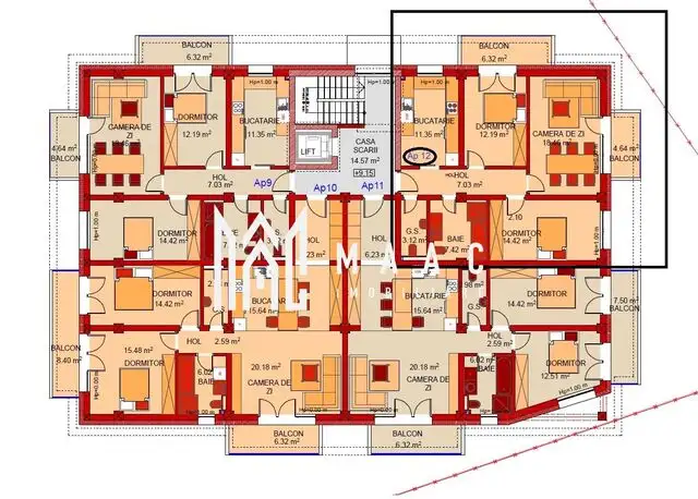 Apartament 3 camere | Etaj 3 | Lift | Parcare | Comision 0