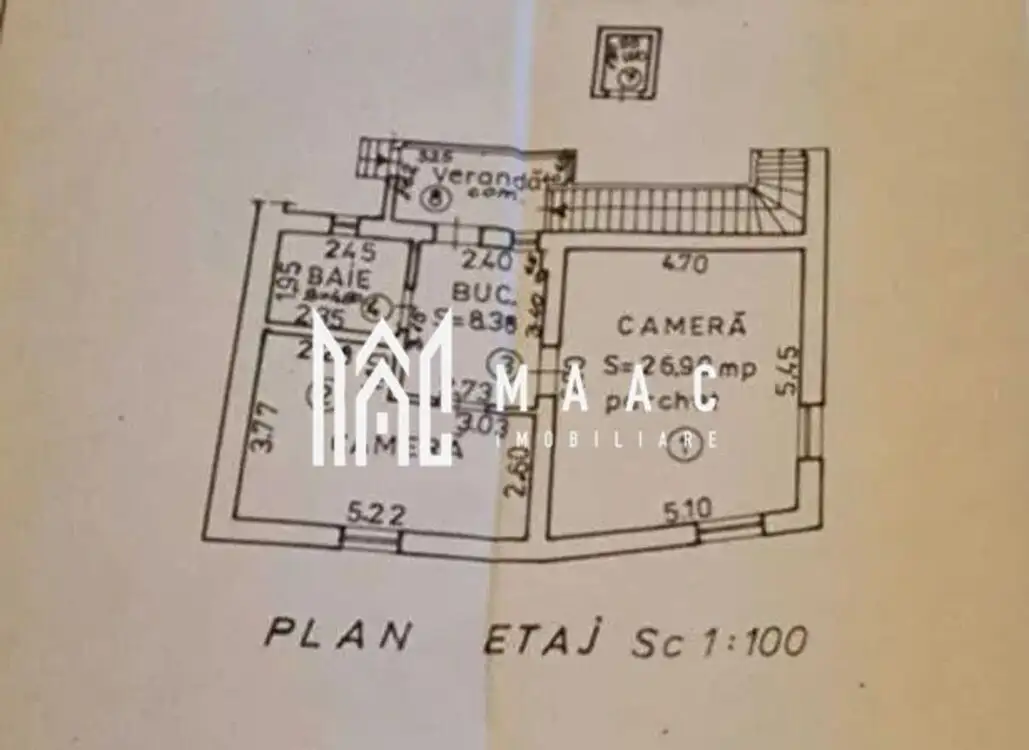 Apartament 2 camere | Etaj 1 | Pivnita | Ultra Central