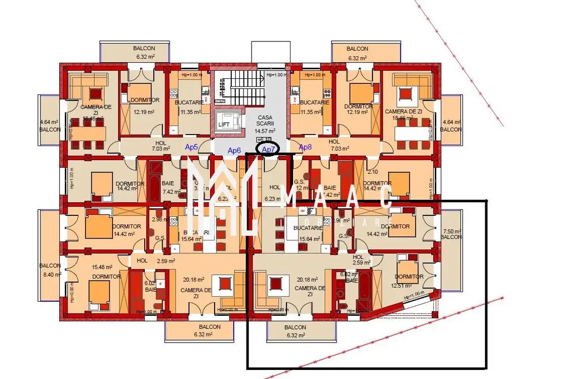 Apartament 3 camere | Etaj 2 | Parcare | Comision 0 | Brana