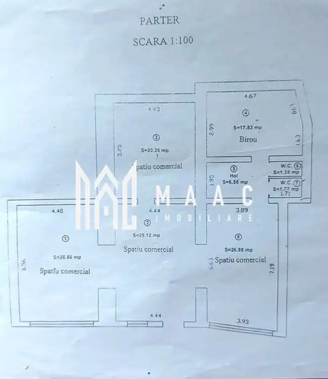 Spatiu comercial I 136 mpu I Zona Centrala