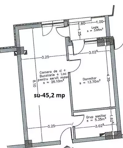 Apartament  2 Camere  zona Centru 