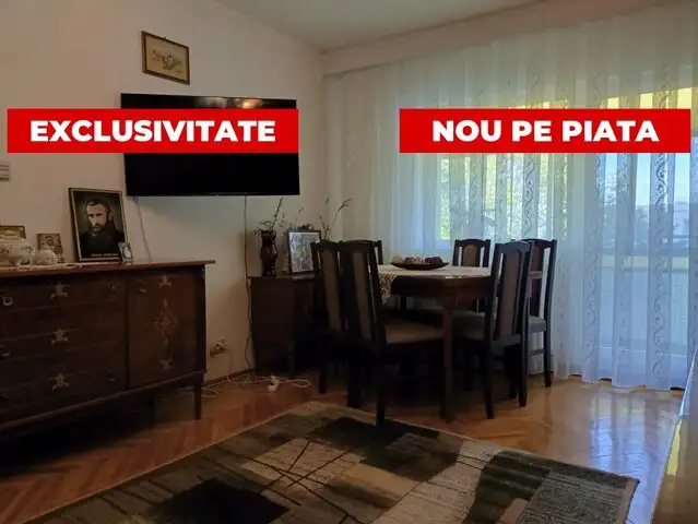 EXCLUSIVITATE ! Apartament cu 3 camere zona Godeanu 