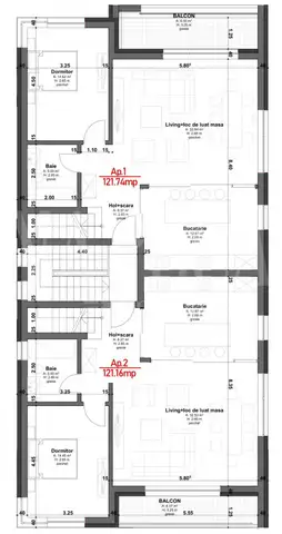 Se vinde apartament, 4 camere in Intre Lacuri