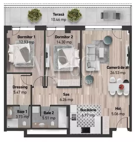 Vanzare apartament, 3 camere in Zorilor