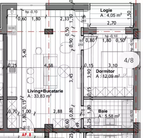 De vanzare apartament, 2 camere in Grigorescu