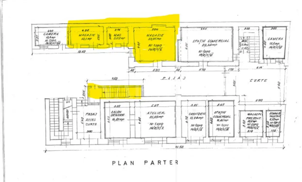 Vanzare spatiu comercial, 195 m<sup>2</sup> in Centru