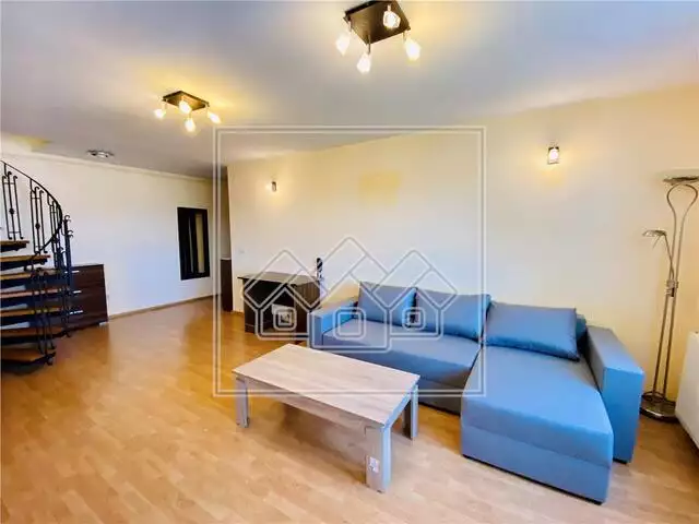 Apartament de inchiriat in Sibiu - La mansarda - 70 mp - V. Aurie
