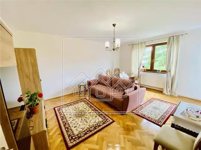 Apartament de inchiriat in Sibiu - 2 camere cu balcon, gradina si pod-