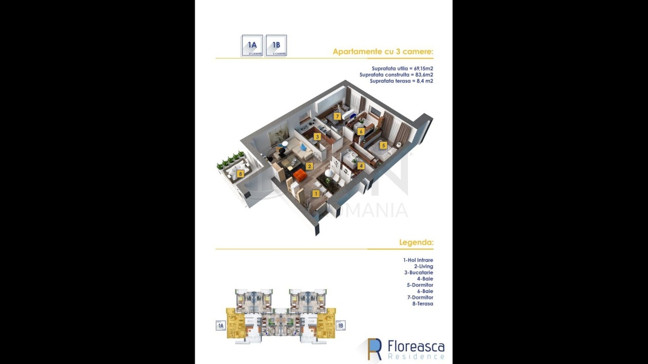 Imagine principală pentru Ansamblul rezidential Floreasca Residence