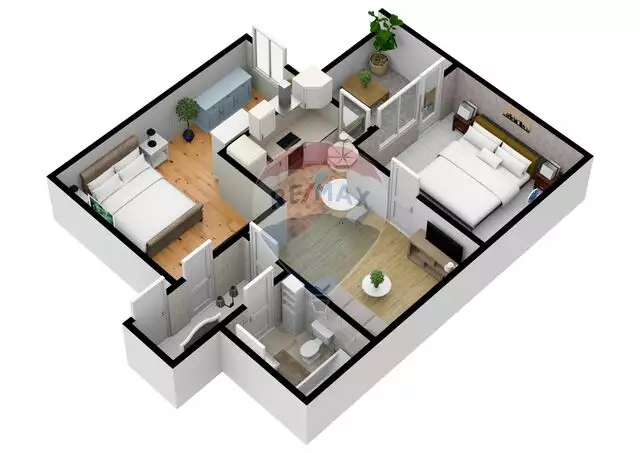Apartament 2 camere | Arhitectura unica și moderna | 0% comision