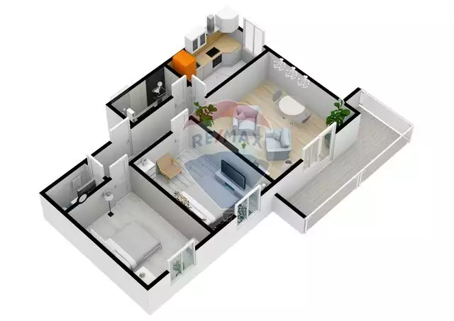 Apartament cu 3 camere | 61,6 mpu | Selimbar | COMISION 0%
