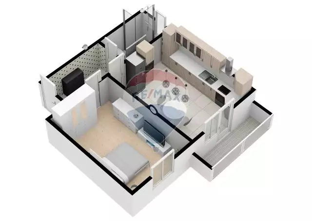 Apartament | 2 camere  | 52.6 mpu | Comision 0%