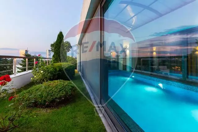 Penthouse Exclusivist, Primaverii 721 mp, piscina,gradina,terasa!