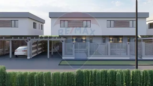 Proiect de casa in regim duplex in ansamblul Green Residence