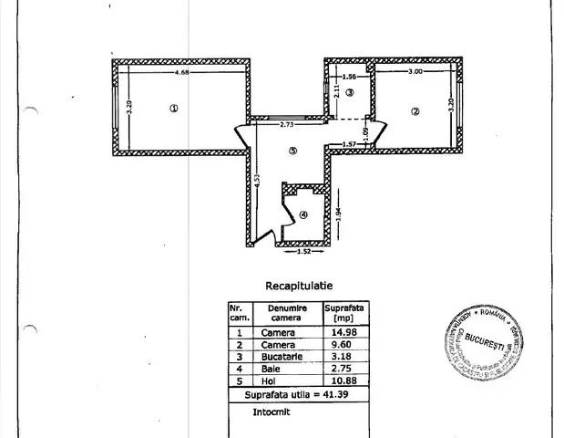 2 camere langa parcuri si scoli, familie sau cuplu, ideal investitie!