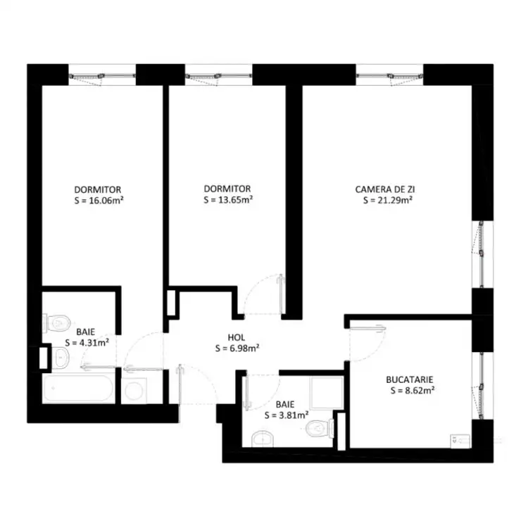 Apartamente de 3 camere in Hils Pallady la 50m metrou + Proiect Design GRATUIT