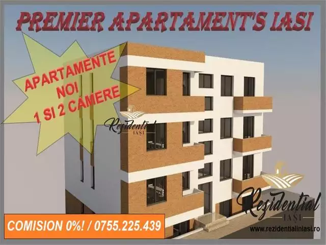 Apartament 1 camera, decomandat, Pacurari, 34 mp, pret promotional
