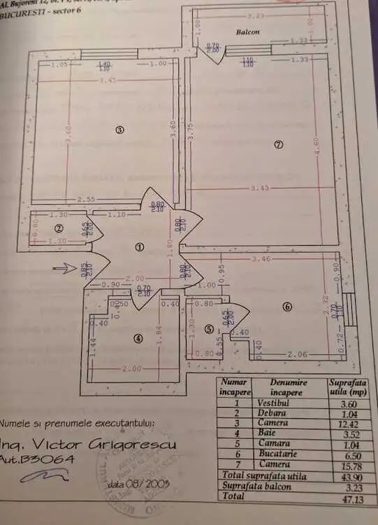 Vanzare apartament, 2 camere, in Sector 6, zona Drumul Taberei