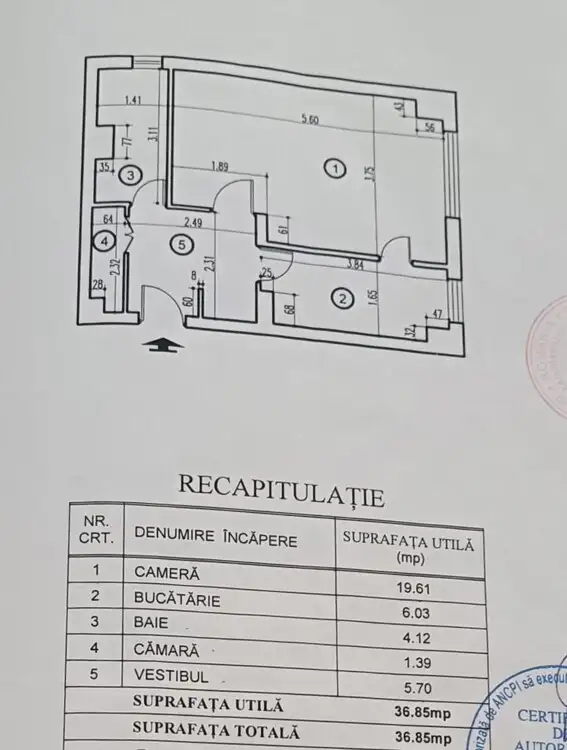 Vanzare apartament, o camera, in Sector 6, zona Lujerului