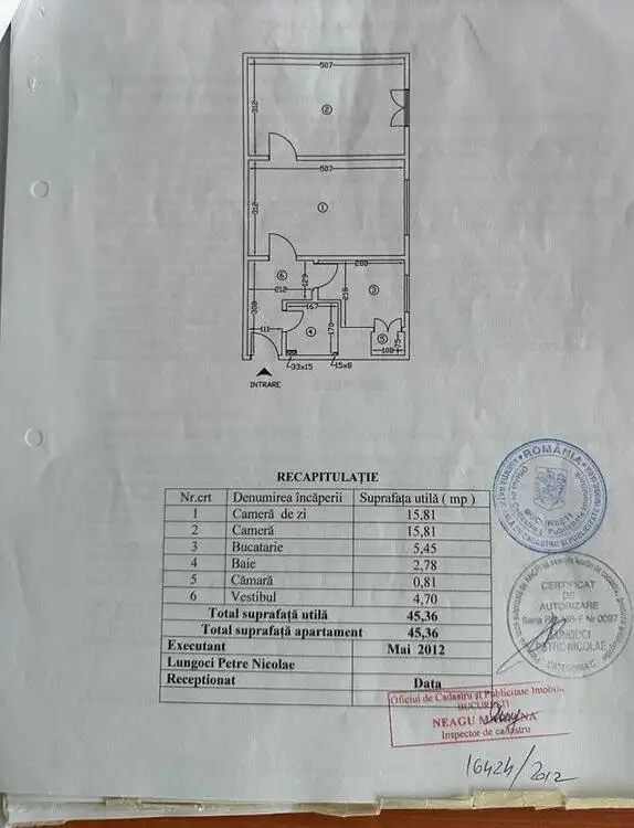 Vanzare apartament, 2 camere, in Sector 2, zona Floreasca