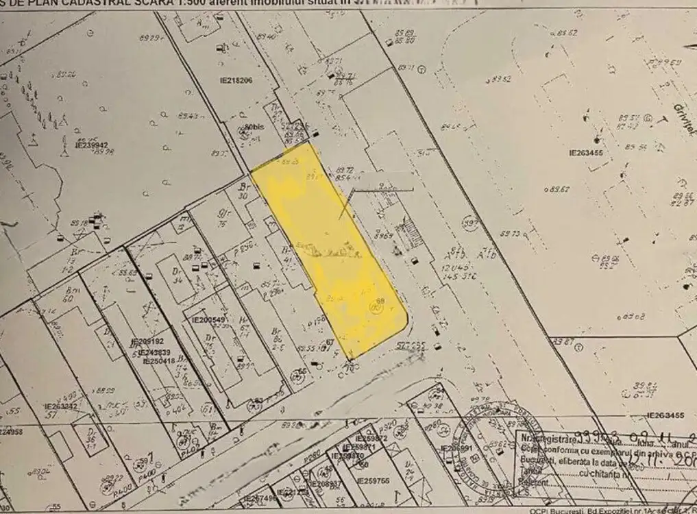 Se vinde teren, 503 m<sup>2</sup>, in Sector 1, zona 1 Mai