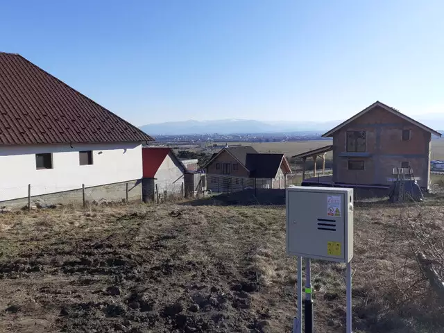  Teren 389 mp de vanzare cu proiect casa S+P+1E Viile Sibiului