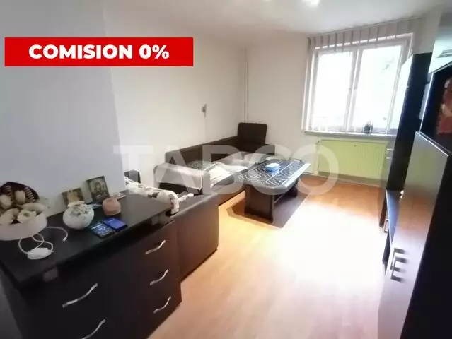 Apartament decomandat 2 camere mobilat utilat Strand Sibiu comision 0