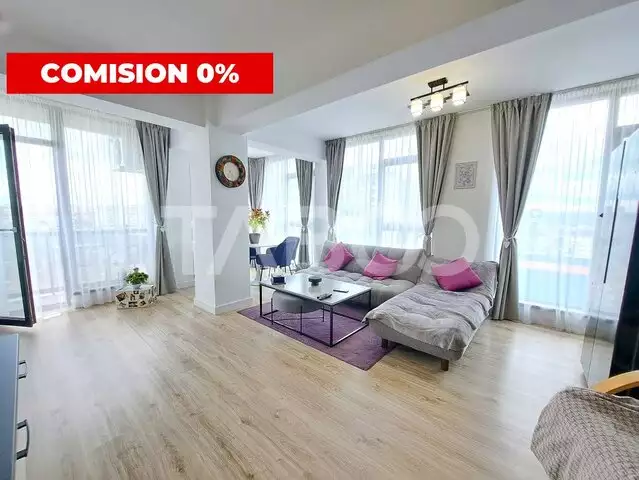 Apartament modern mobilat si utilat cu balcon Doamna Stanca