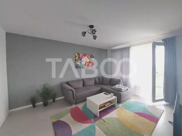 Apartament spatios modern mobilat 73 mp si terasa de 7.5 mp Sibiu