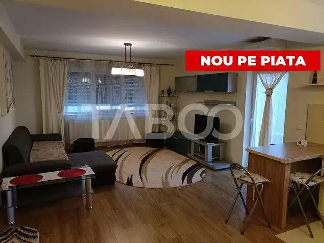 Apartament camere 50 mpu mobilat utilat balcon curte Cetate Alba-Iulia