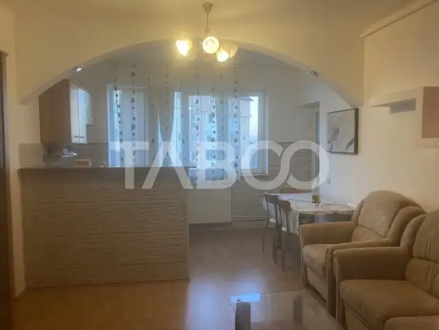 Apartament mobilat utilat 2 camere de inchiriat Sibiu zona Siretului