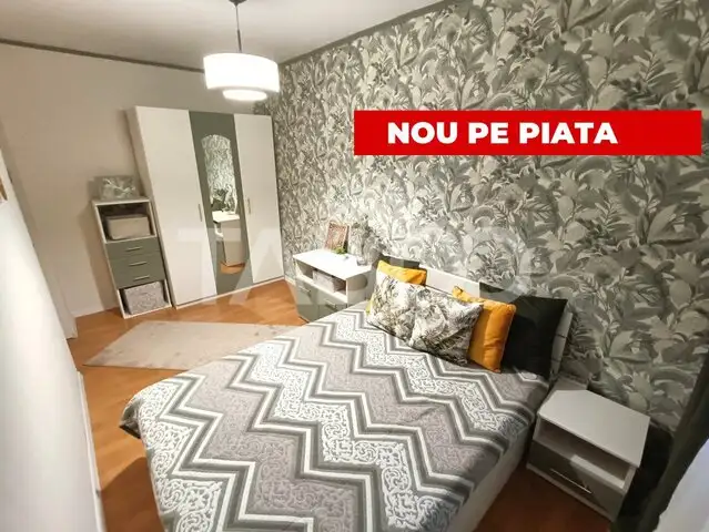 Apartament 2 camere de vanzare etaj 1 - renovat - mobilat si utilat