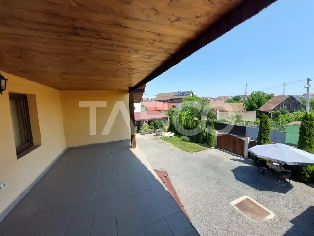 Casa individuala 12 camere 450 mpu teren de 700 mp Turnisor Sibiu 