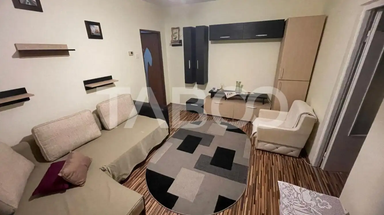 Apartament confortabil cu 2 camere de vanzare – gata de locuit